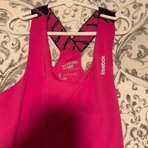 Reebok breast cancer awareness workout tank